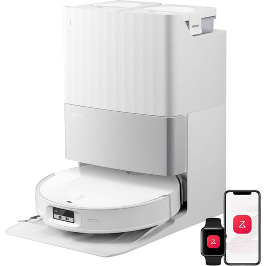 Robot avec station de lavage, coloris blanc et gris, avec le sechage a air chaud dm0111623