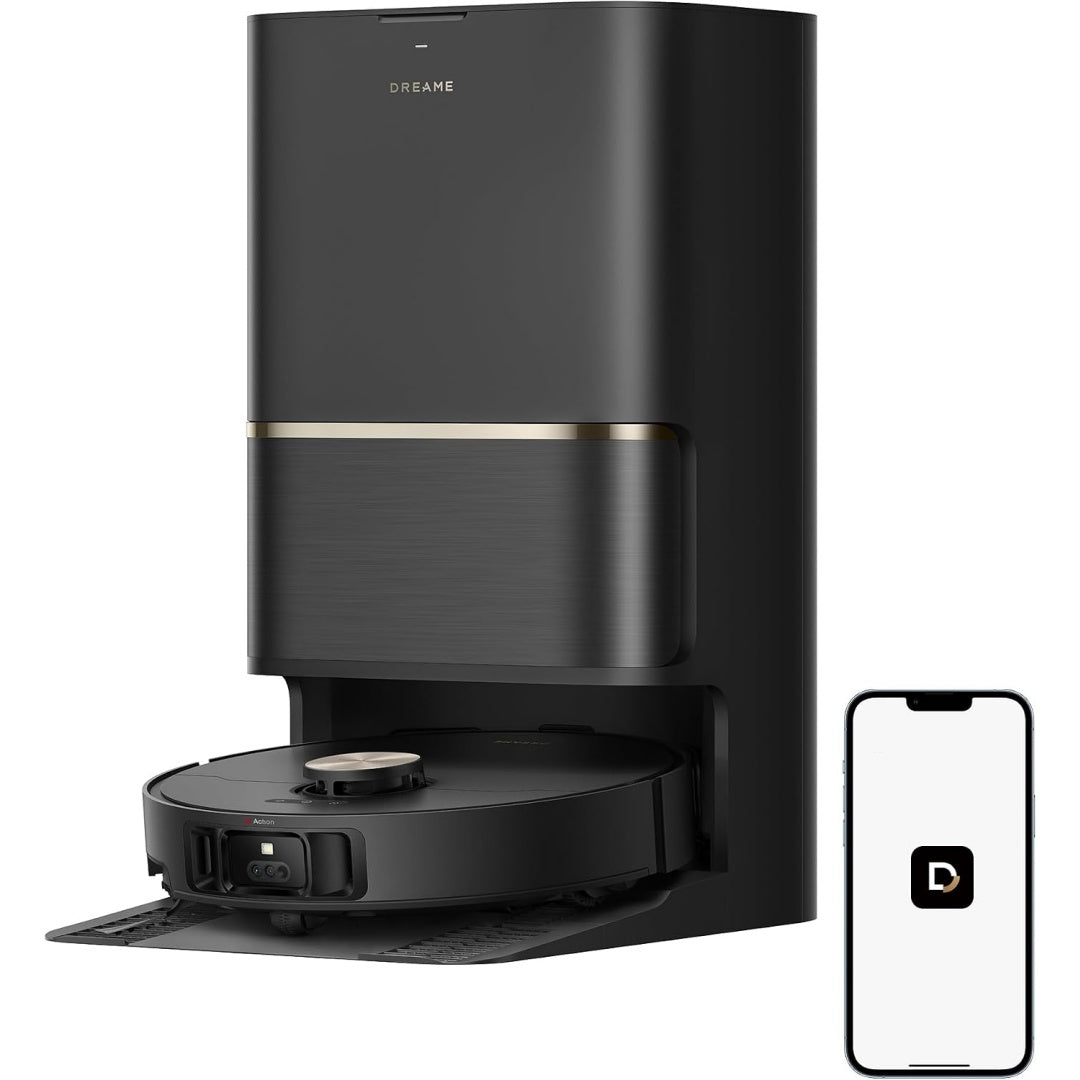 Ensemble robot et station de lavage avec une aspiration annoncee de 19 500 Pa, coloris noir bg9978622